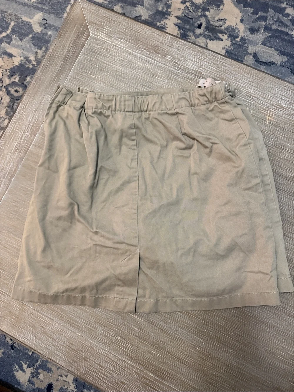 Lot Lands' End Girls' Black and Khaki Uniform Skort Set